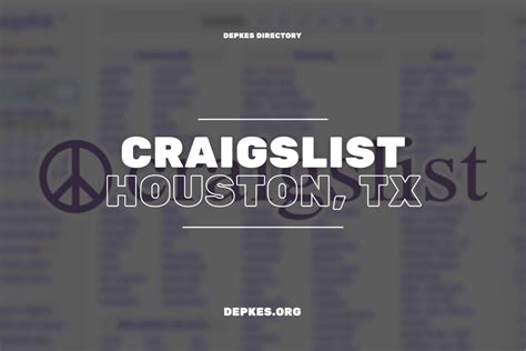 craigslist provides local classifieds and forums for jobs, housing, for sale, services, local community, and events. . Craigslistorg houston